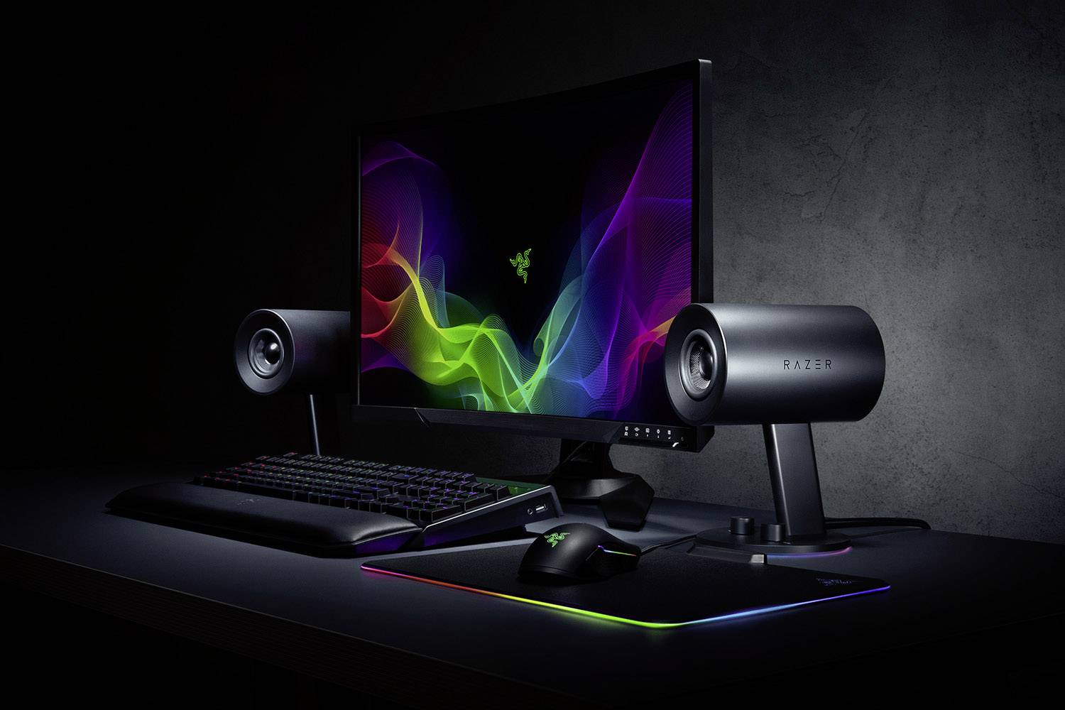 RAZER Nommo 2.0 Chroma 2.0 PC-Lautsprecher Kabelgebunden Schwarz