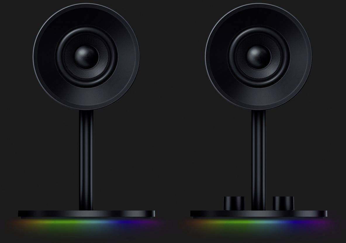 RAZER Nommo 2.0 Chroma 2.0 PC-Lautsprecher Kabelgebunden Schwarz