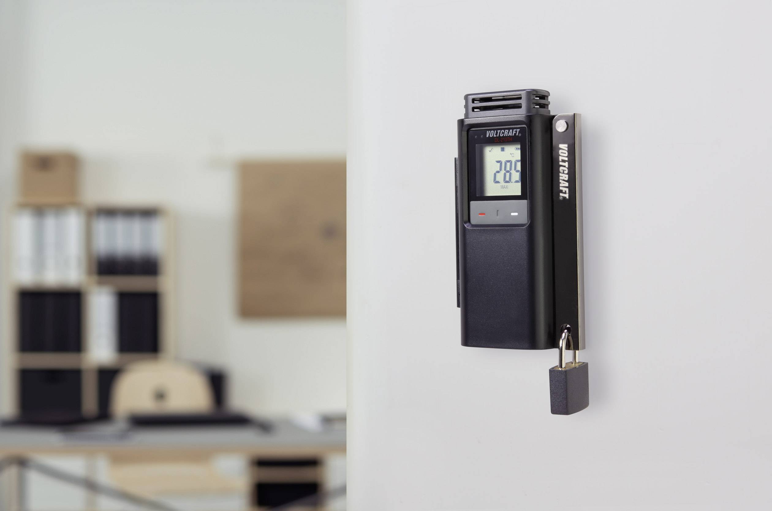 VOLTCRAFT DL-260A DL-260A Strom-Datenlogger Messgröße Strom 0 bis 20mA PDF Funktion, inkl. Wandhalterung