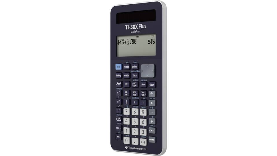 Texas Instruments TI30X Plus MathPrint Schulrechner Schwarz Display (Stellen) 16 Texas Instruments TI30X Plus MathPrint Schulrechner Schwarz Display (Stellen) 16