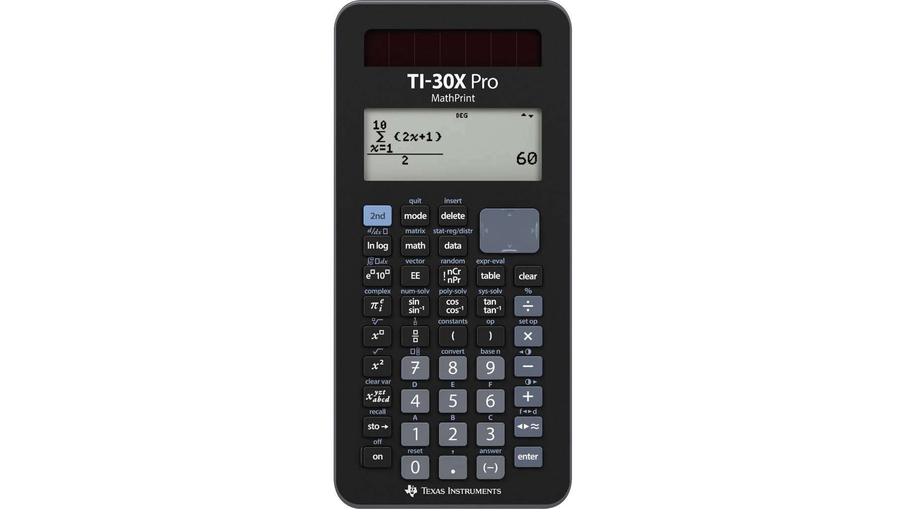 Texas Instruments SCHULRECHNER TI-30X Plus MATHPRINT Texas Instruments SCHULRECHNER TI-30X Plus MATHPRINT