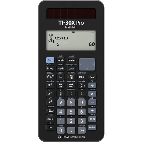 Texas Instruments TI-30X Pro MathPrint Schulrechner Schwarz Display (Stellen): 16 batteriebetrieben Texas Instruments TI-30X Pro MathPrint Schulrechner Schwarz Display (Stellen): 16 batteriebetrieben
