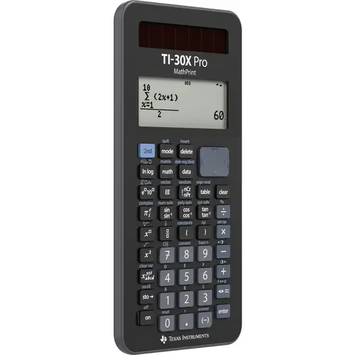 Texas Instruments TI-30X Pro MathPrint Schulrechner Schwarz Display (Stellen): 16 batteriebetrieben Texas Instruments TI-30X Pro MathPrint Schulrechner Schwarz Display (Stellen): 16 batteriebetrieben