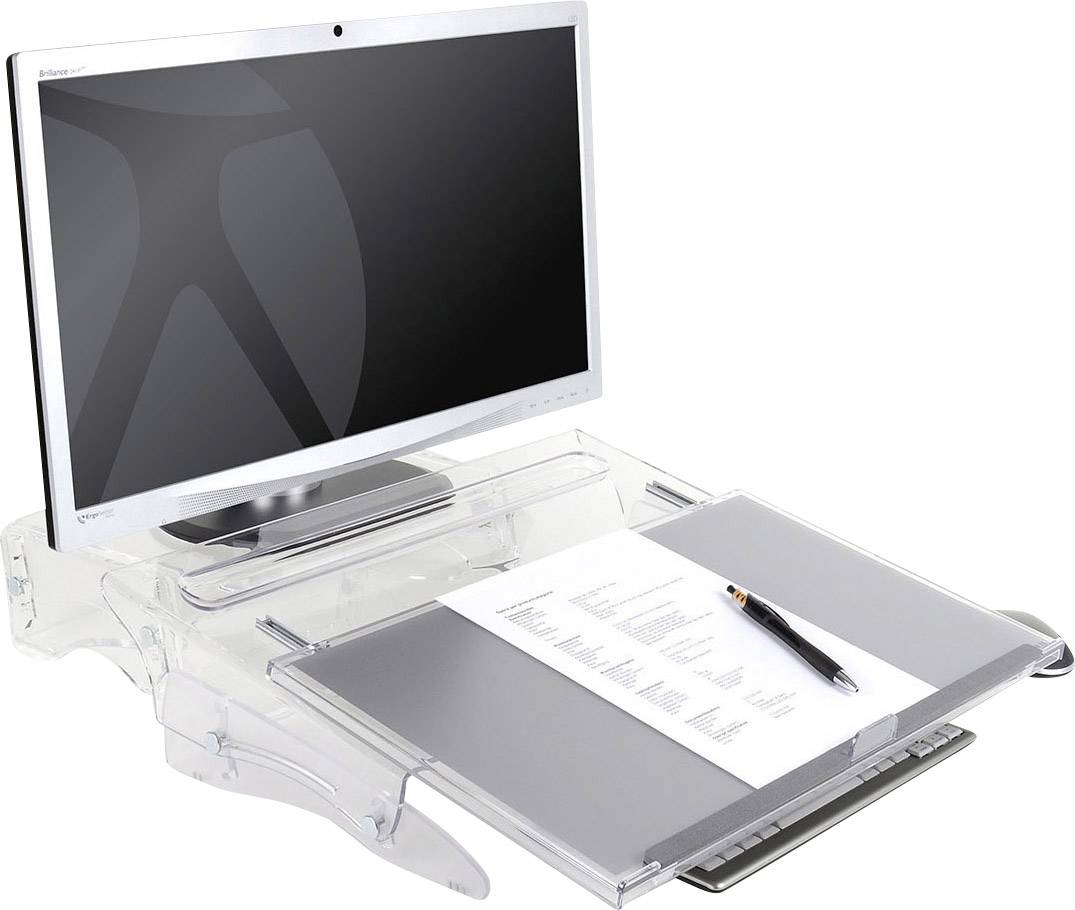 BakkerElkhuizen BNEFDESK640 Dokumentenhalter Transparent (B x H x T) 520 x 390 x 170 mm