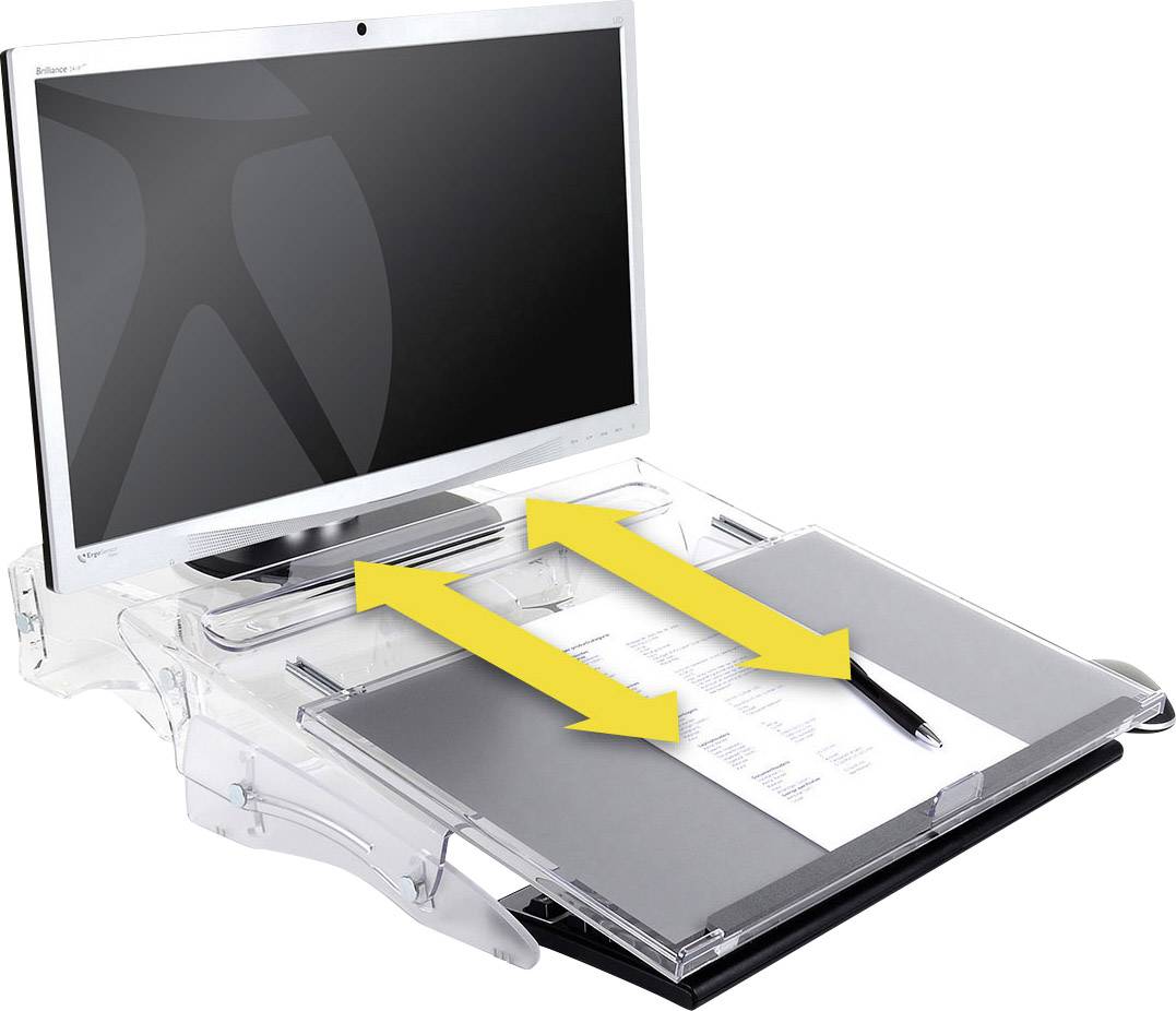 BakkerElkhuizen BNEFDESK640 Dokumentenhalter Transparent (B x H x T) 520 x 390 x 170 mm