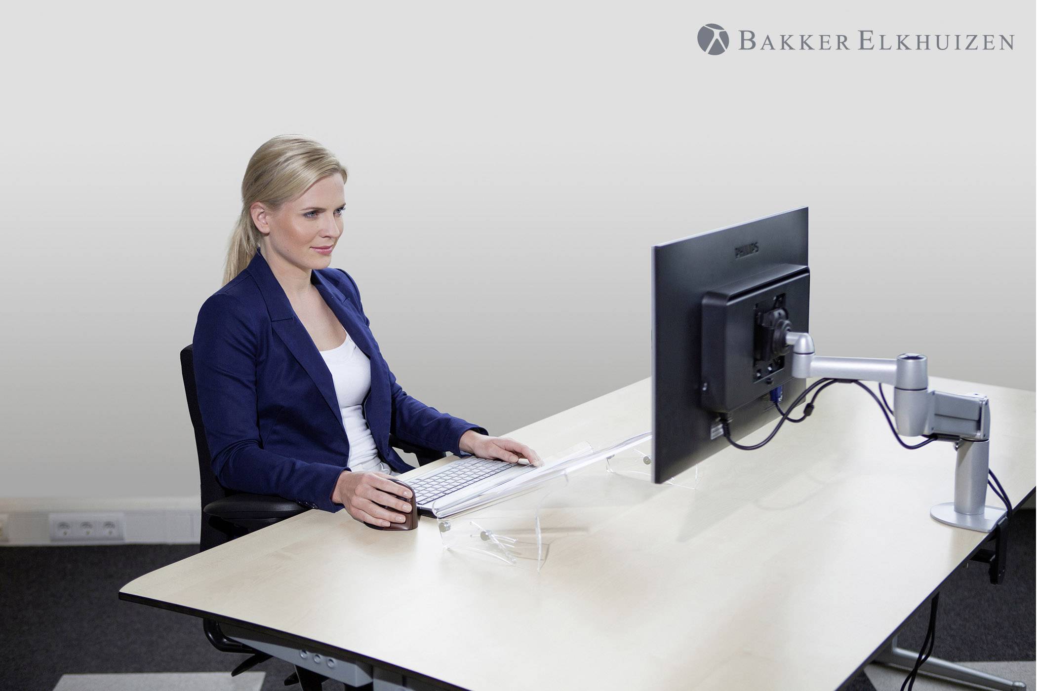 BakkerElkhuizen BNEQDOC415 Dokumentenhalter Transparent (B x H x T) 390 x 115 x 275 mm