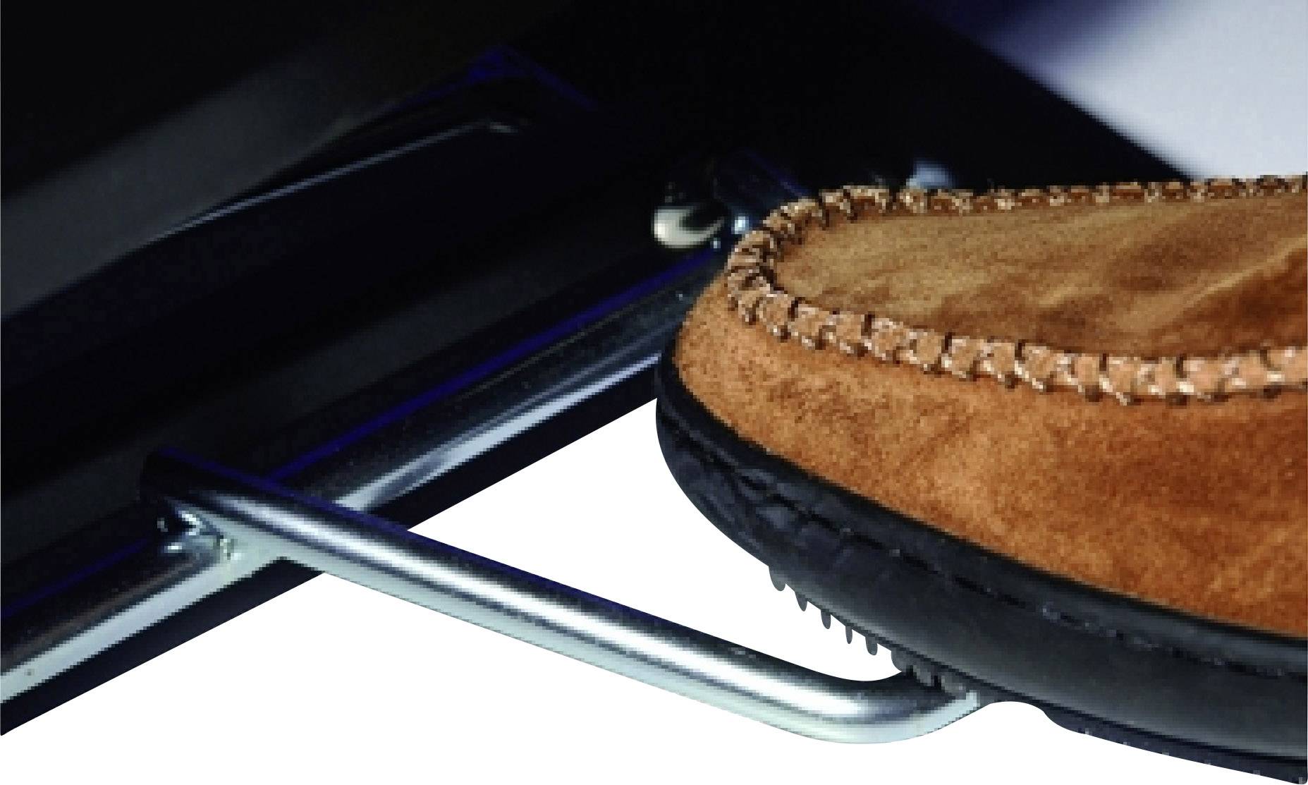 BakkerElkhuizen BNEFRB952 Basic 952 Fußstütze (B x T) 420 mm x 320 mm ergonomisch, neigungsverstellbar Schwarz