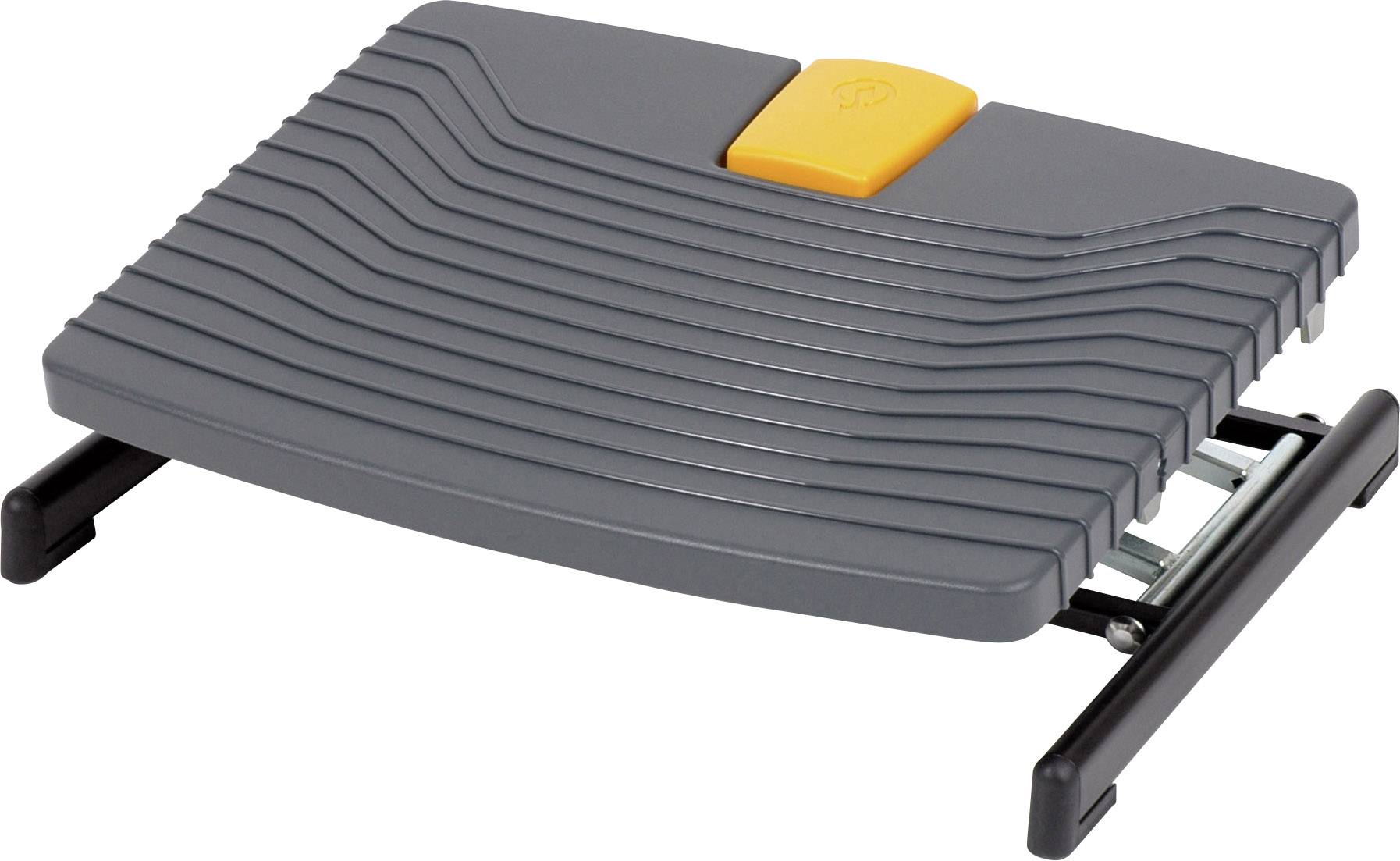 BakkerElkhuizen BNEFRP959 Pro 959 Footrest Fußstütze (B x T) 565 mm x 425 mm ergonomisch, höhenverstellbar, neigungsverstellbar Grau