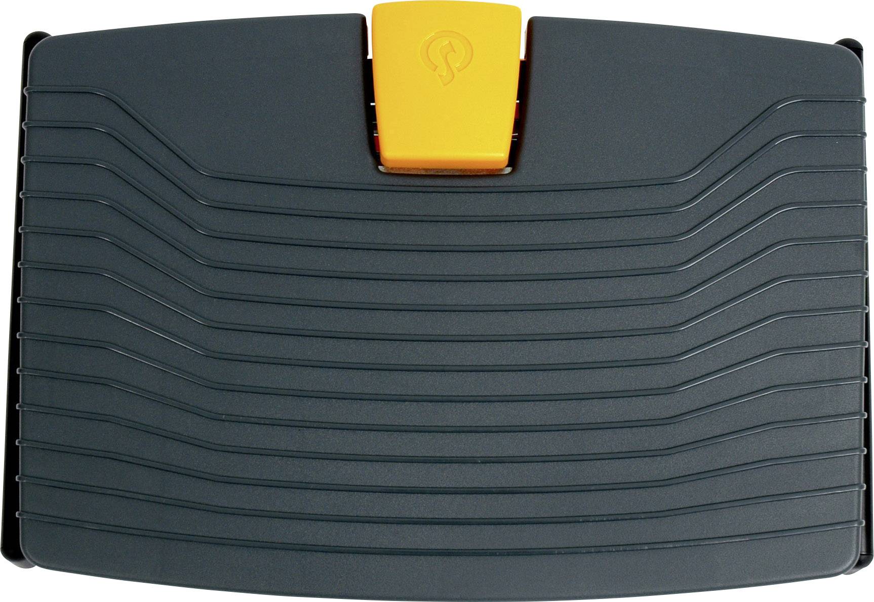 BakkerElkhuizen BNEFRP959 Pro 959 Footrest Fußstütze (B x T) 565 mm x 425 mm ergonomisch, höhenverstellbar, neigungsverstellbar Grau