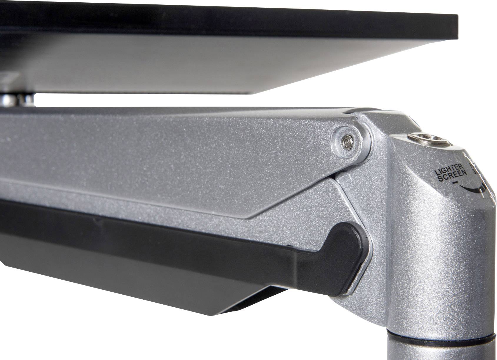 BakkerElkhuizen Smart Office 11 1fach Monitor-Tischhalterung 25,4 cm (10") - 68,6 cm (27") Grau Höhenverstellbar, Schwenkbar, Rotierbar, Drehbar