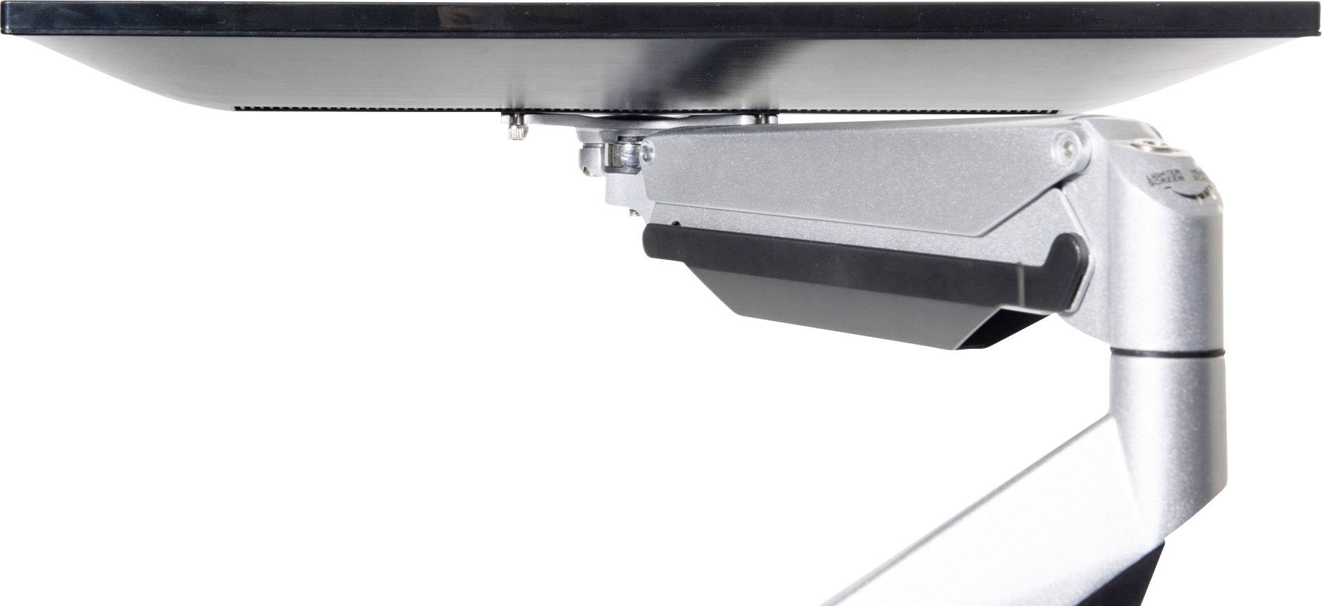 BakkerElkhuizen Smart Office 11 1fach Monitor-Tischhalterung 25,4 cm (10") - 68,6 cm (27") Grau Höhenverstellbar, Schwenkbar, Rotierbar, Drehbar