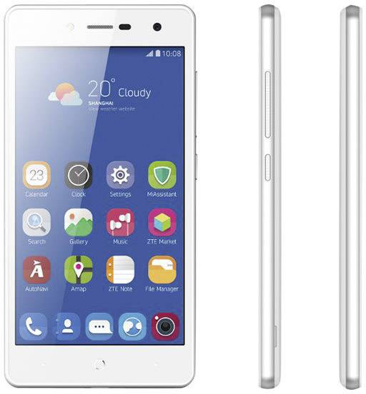 ZTE BLADE L7 Smartphone 8GB 5 Zoll (12.7 cm) Dual-SIM Android™ 6.0 Marshmallow 8 Mio. Pixel Weiß