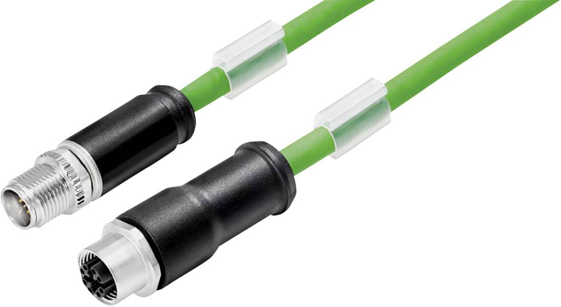 Binder 79 9724 050 08 Sensor-/Aktor-Anschlussleitung M12 Stecker, gerade, Kupplung, gerade 5.00 m 1