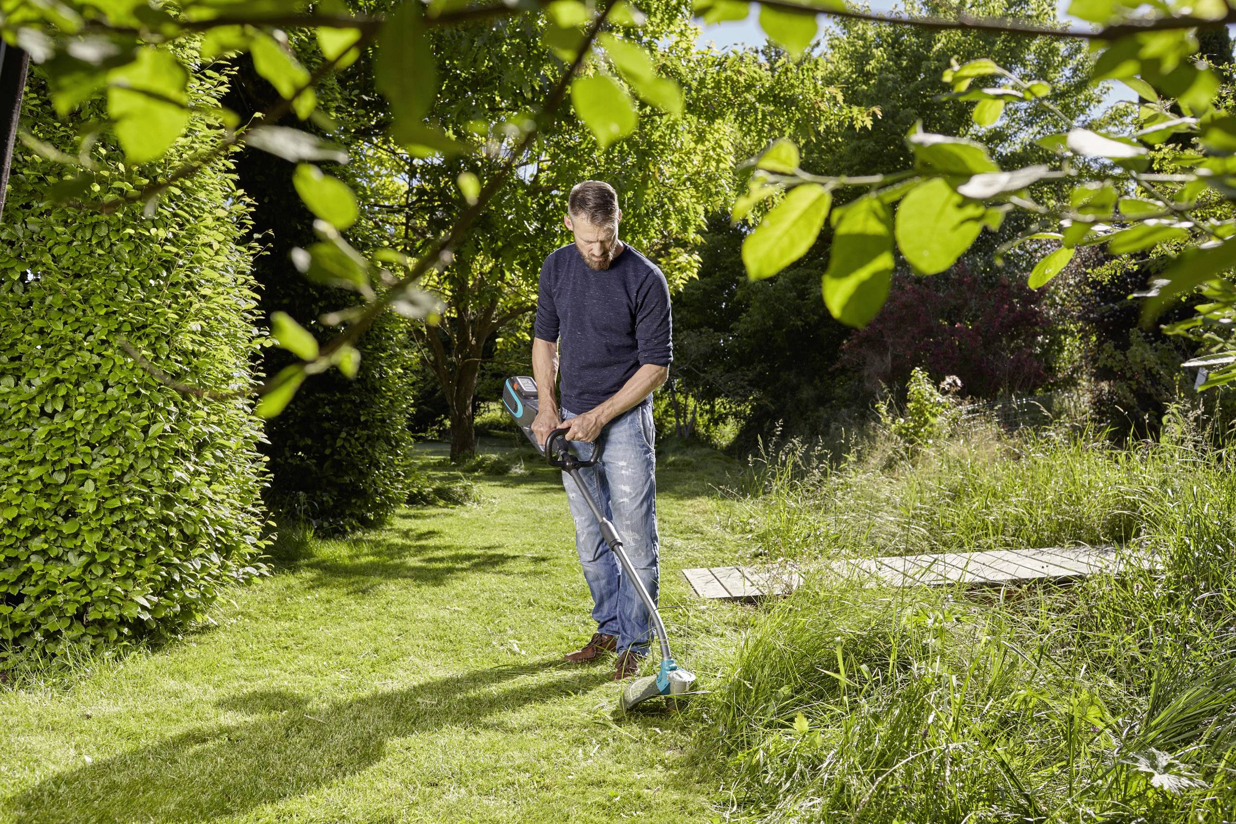 GARDENA PowerCut Li-40/30 Akku Rasentrimmer ohne Akku 36 V Schnittbreite (max.): 300 mm