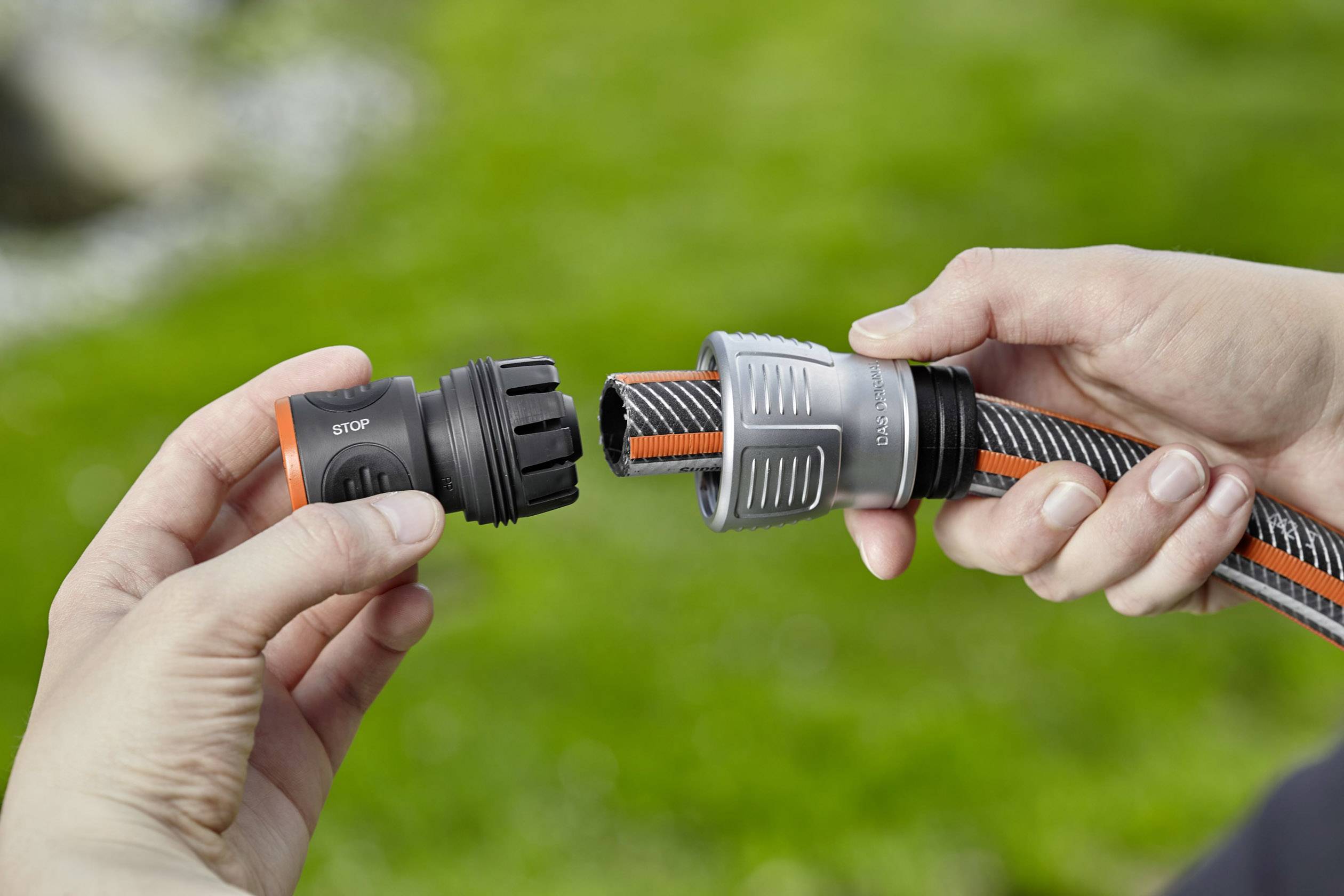 GARDENA 18254-50 Premium Kunststoff Regulierstop 19mm (3/4") Ø, Steckkupplung Wasserstop