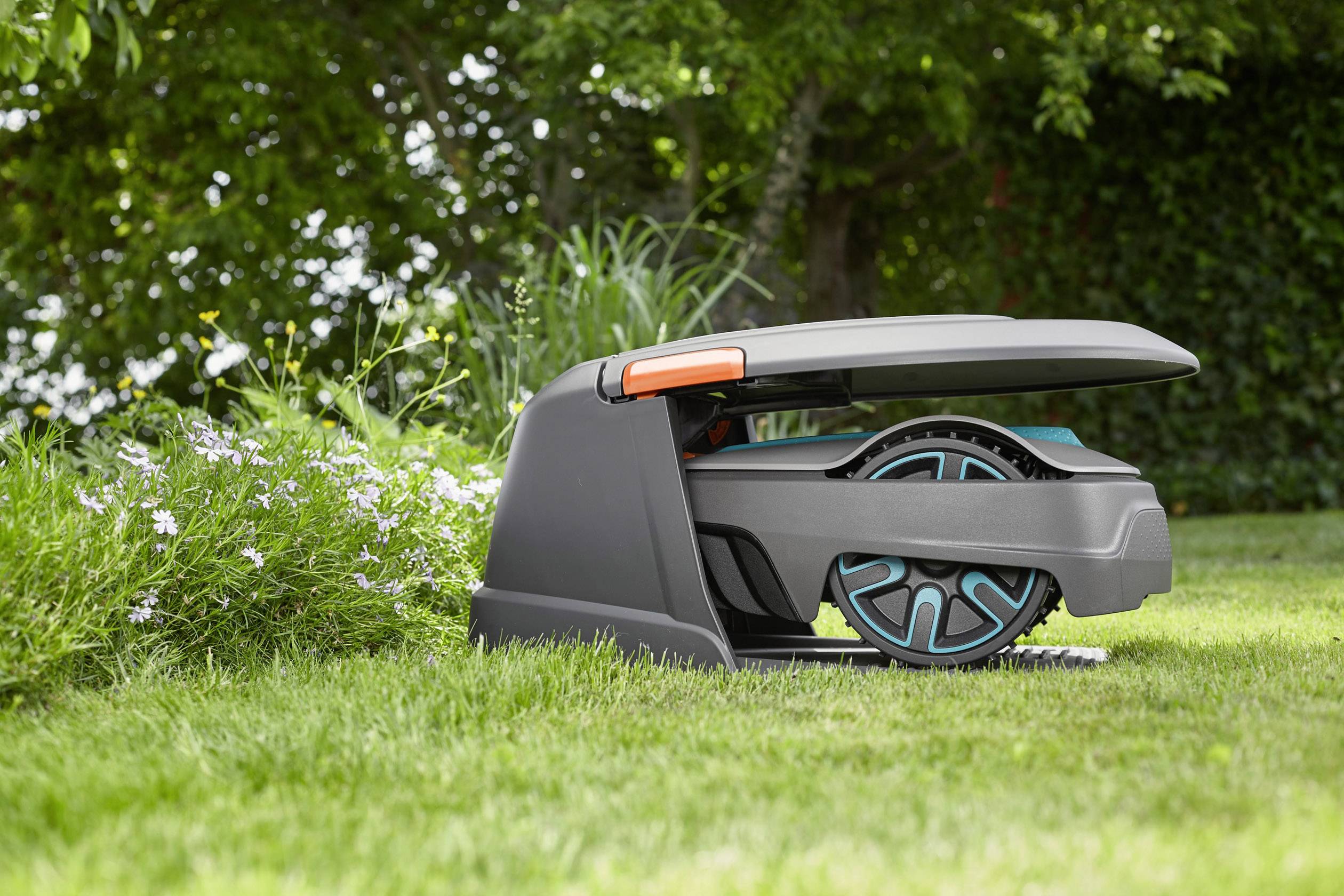 GARDENA 04007-60 Garage Passend für (Modell Rasentrimmer): Gardena R70Li, Gardena SILENO city, Gardena smart SILENO city, Gardena R80Li