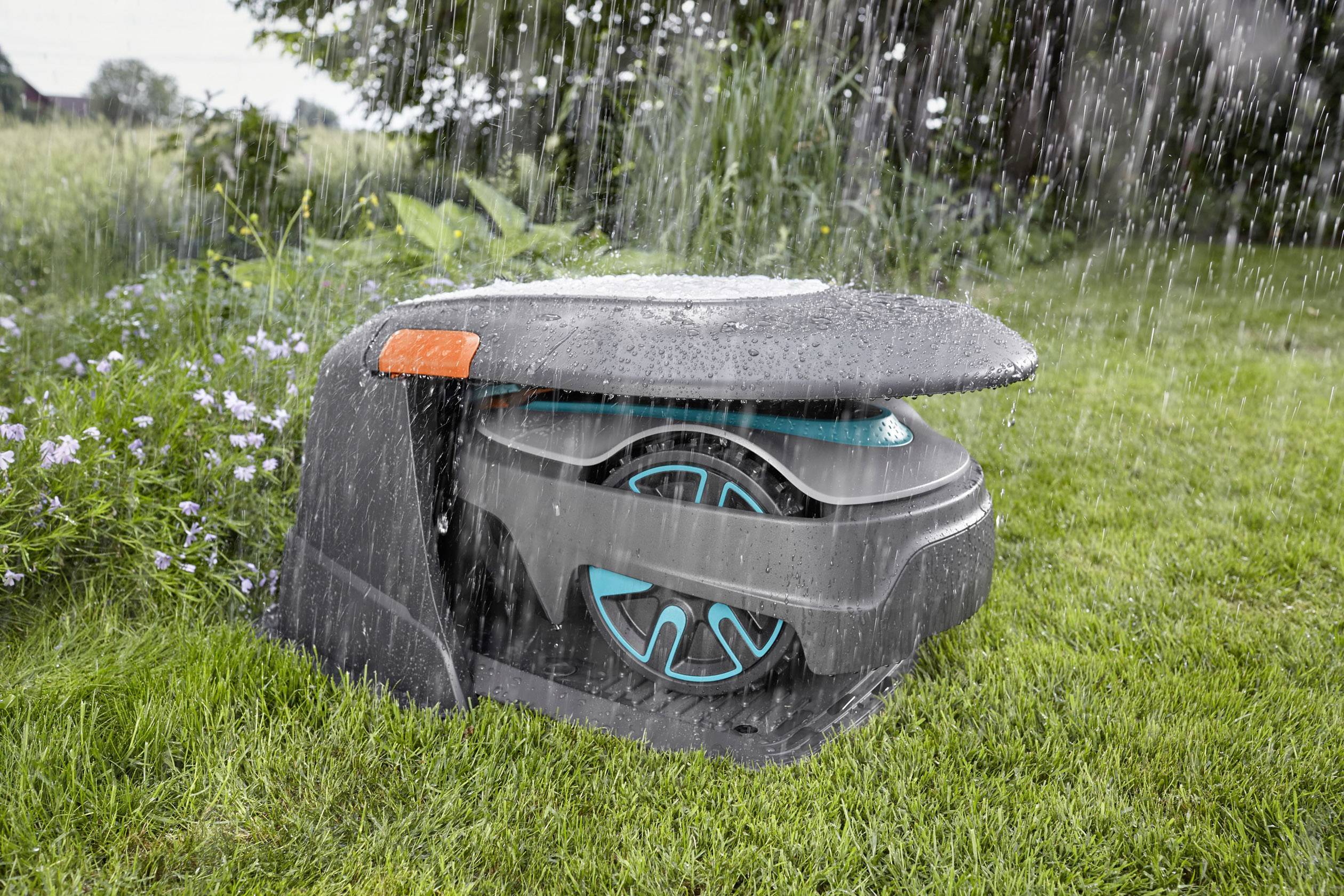 GARDENA 04007-60 Garage Passend für (Modell Rasentrimmer): Gardena R70Li, Gardena SILENO city, Gardena smart SILENO city, Gardena R80Li