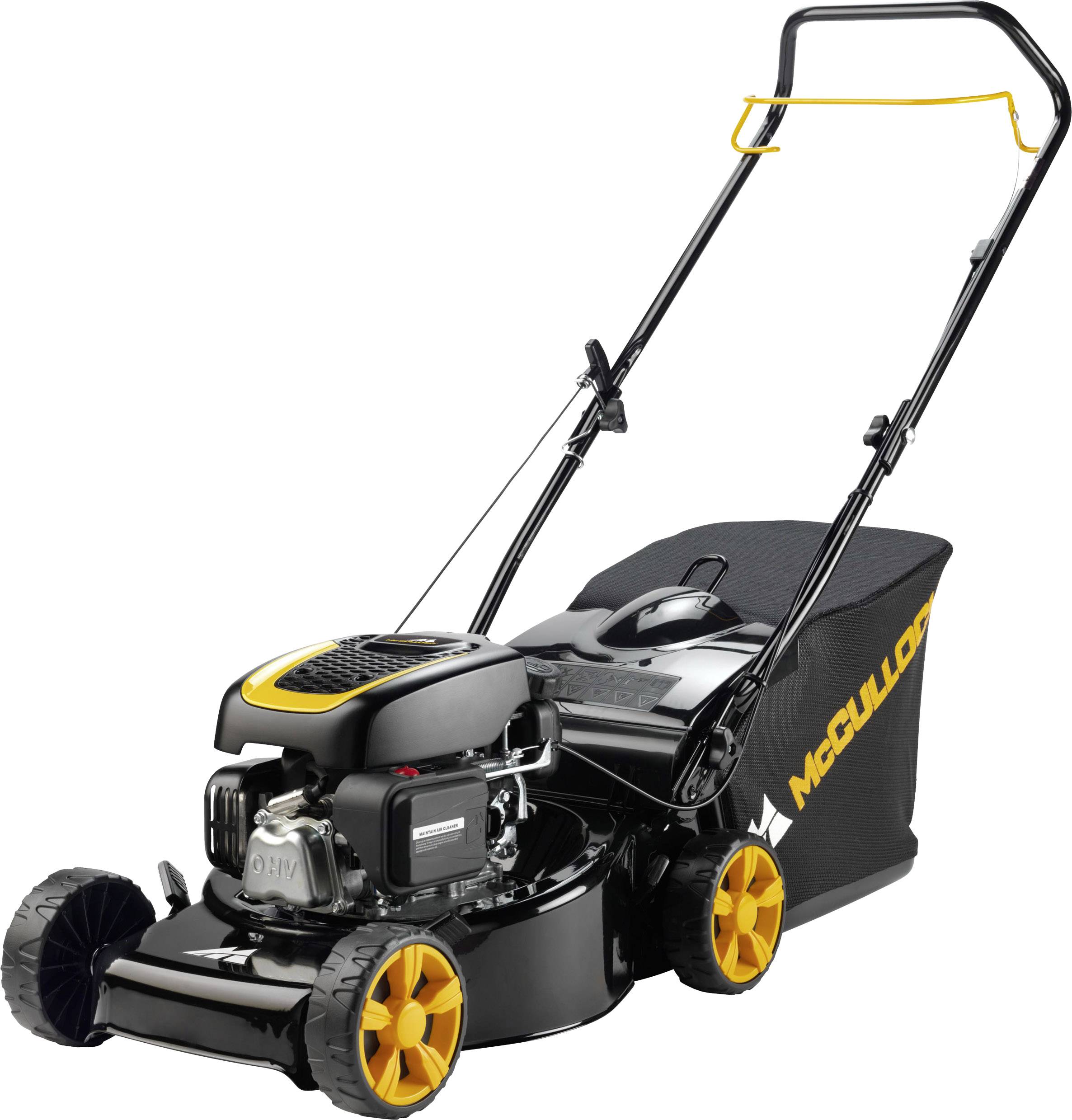 McCulloch M46120 Classic Benzin Rasenmäher Höhenverstellbarer Griff