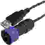 Bulgin USB-Kabel USB 2.0 USB-A Stecker, USB-Micro-B Stecker 2.00m Schwarz, Blau PXP4040/B/2M00