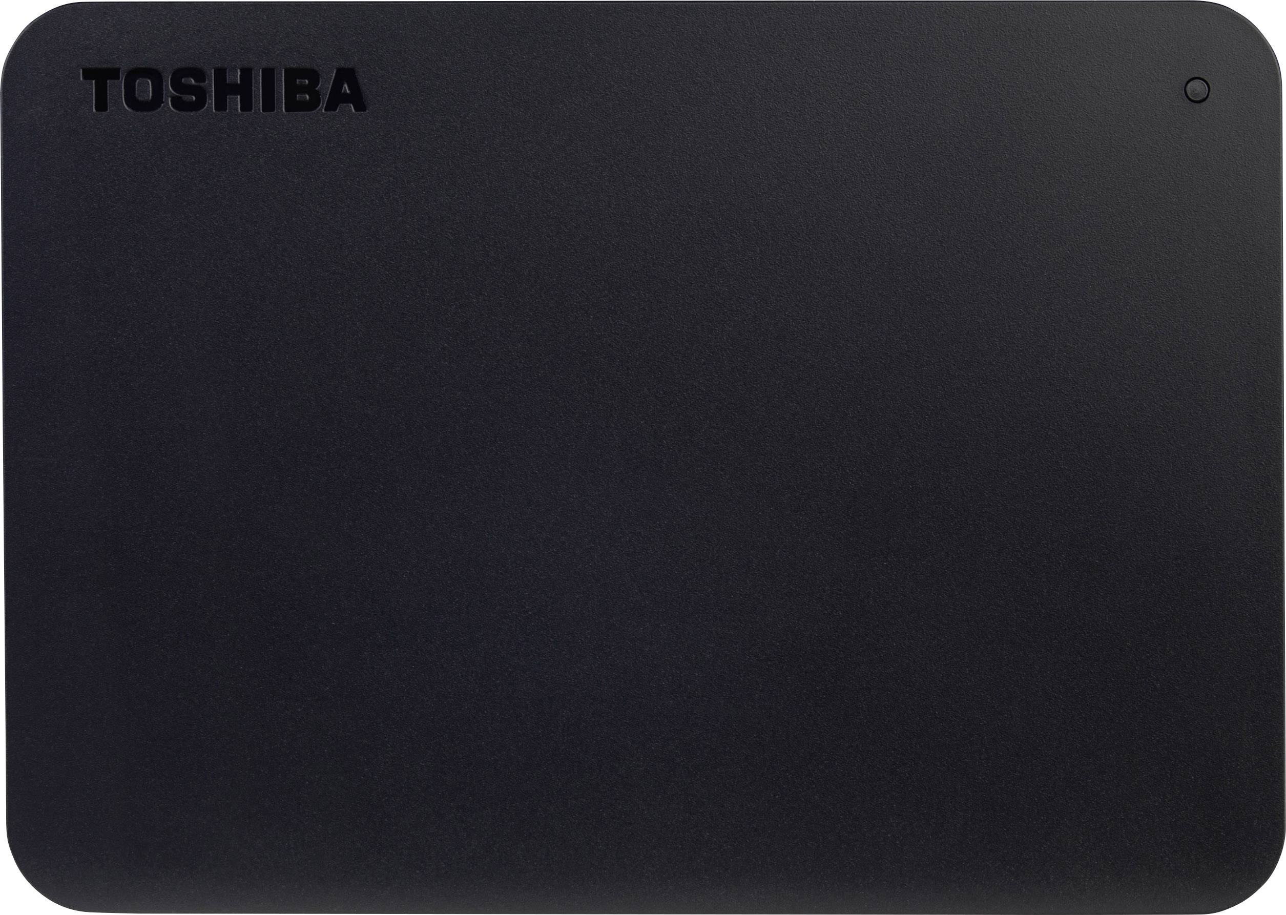 Toshiba Canvio Basics 1 TB Externe Festplatte 6.35 cm (2.5 Zoll) USB 3.2 Gen 1 (USB 3.0) Matt Schwarz HDTB410EK3AA