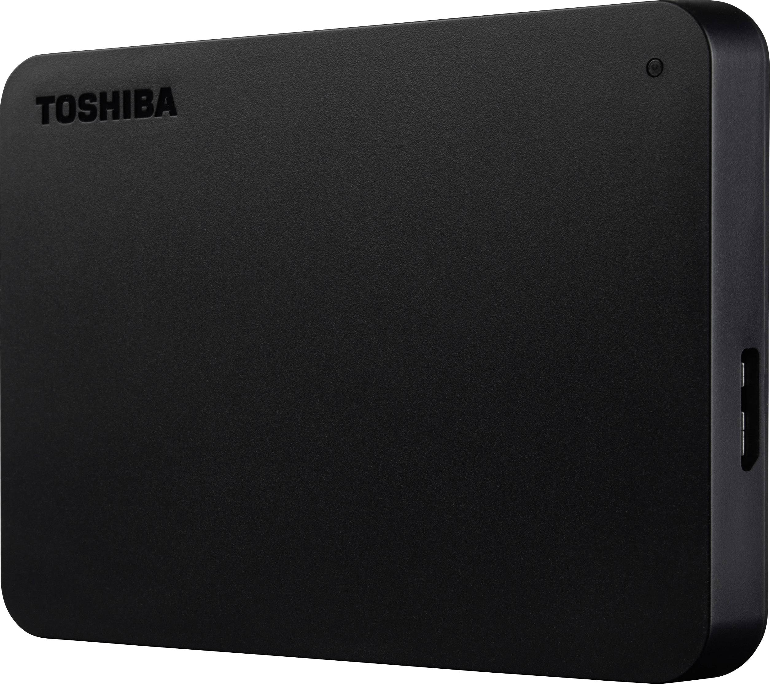 Toshiba Canvio Basics 1 TB Externe Festplatte 6.35 cm (2.5 Zoll) USB 3.2 Gen 1 (USB 3.0) Matt Schwarz HDTB410EK3AA