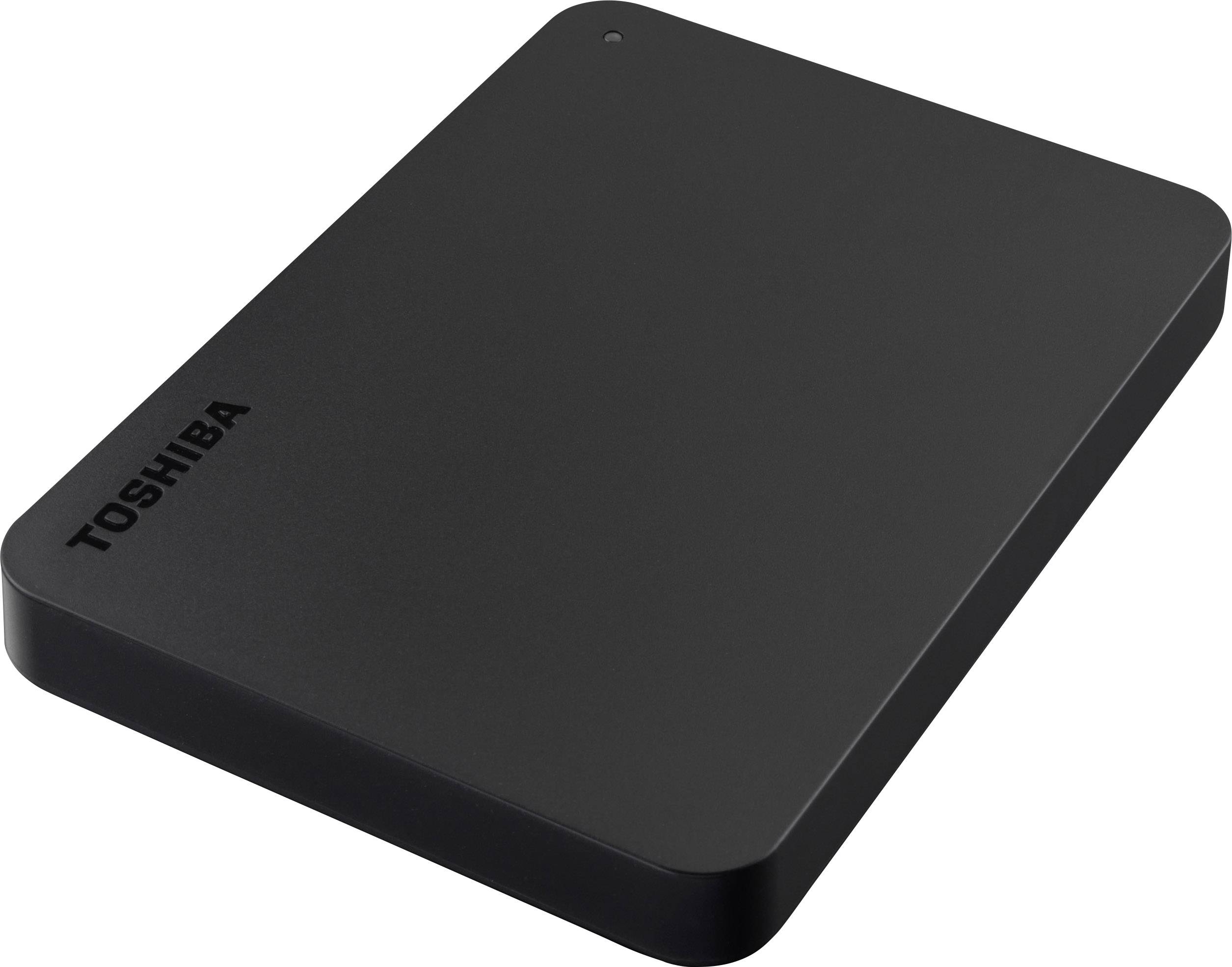 Toshiba Canvio Basics 1 TB Externe Festplatte 6.35 cm (2.5 Zoll) USB 3.2 Gen 1 (USB 3.0) Matt Schwarz HDTB410EK3AA