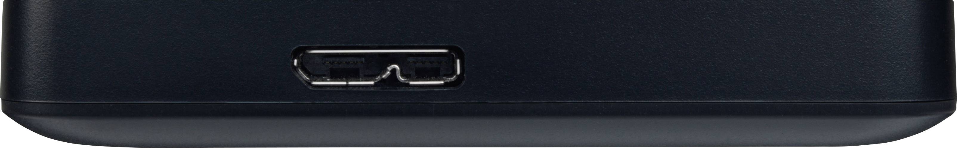 Toshiba Canvio Basics 1 TB Externe Festplatte 6.35 cm (2.5 Zoll) USB 3.2 Gen 1 (USB 3.0) Matt Schwarz HDTB410EK3AA