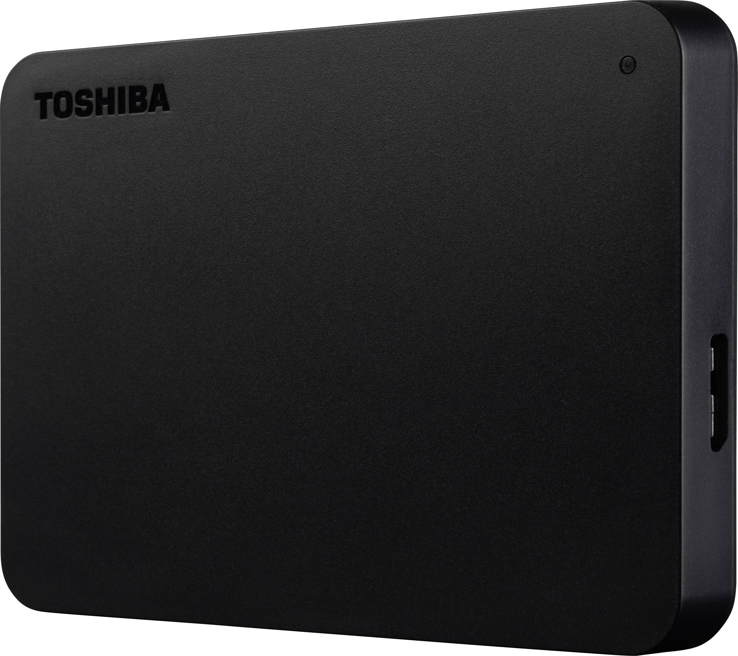 Toshiba Canvio Basics 4TB Externe Festplatte 6.35cm (2.5 Zoll) USB 3.2 Gen 1 (USB 3.0) Matt Schwarz HDTB440EK3CA