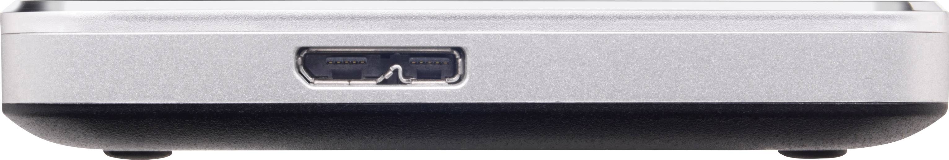 Toshiba Canvio Premium 1TB Externe Festplatte 6.35cm (2.5 Zoll) USB 3.2 Gen 1 (USB 3.0) Silber (metallic) HDTW210ES3AA