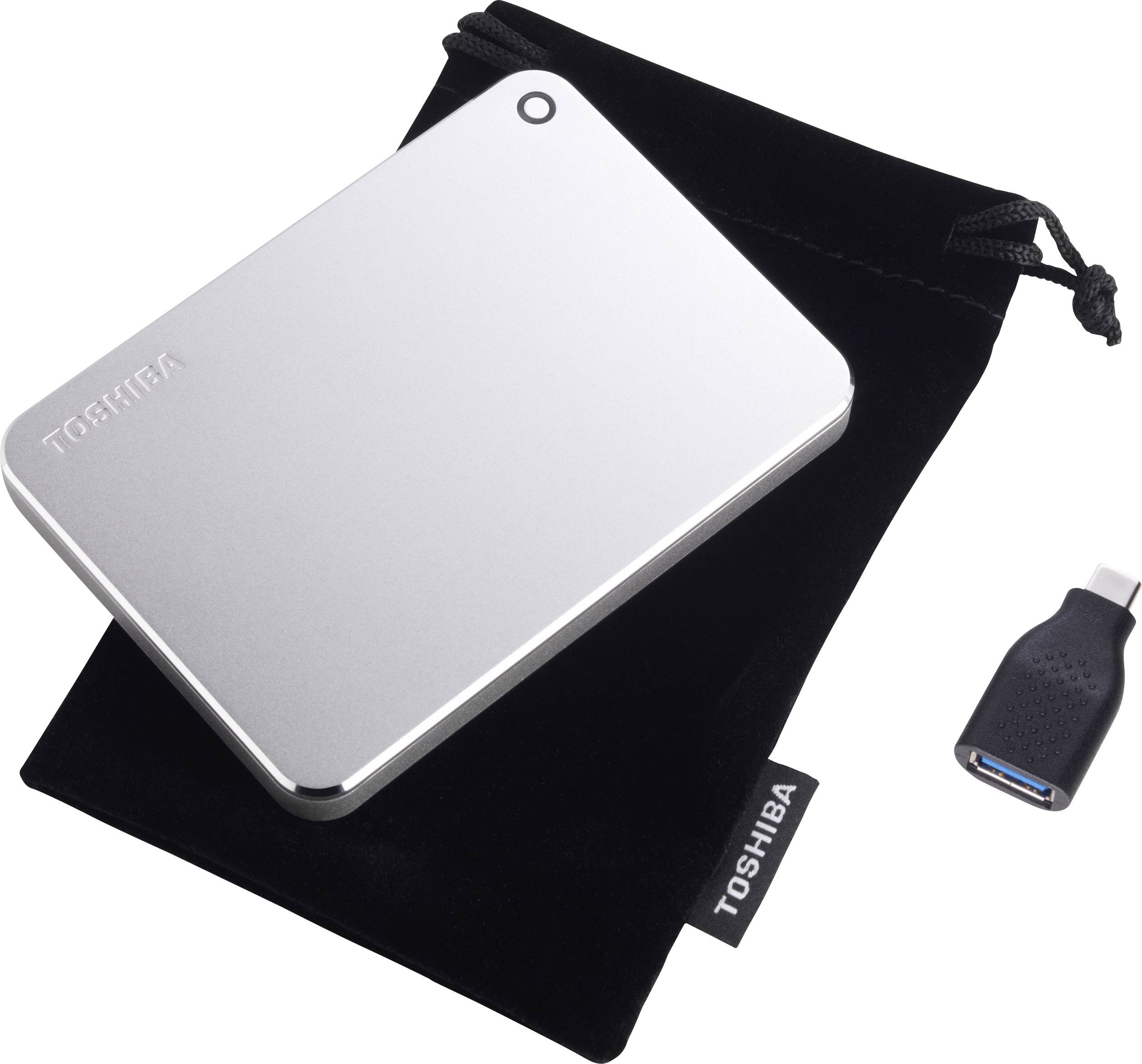 Toshiba Canvio Premium Externe Festplatte 6.35cm (2.5 Zoll) 3TB Silber (metallic) USB 3.0