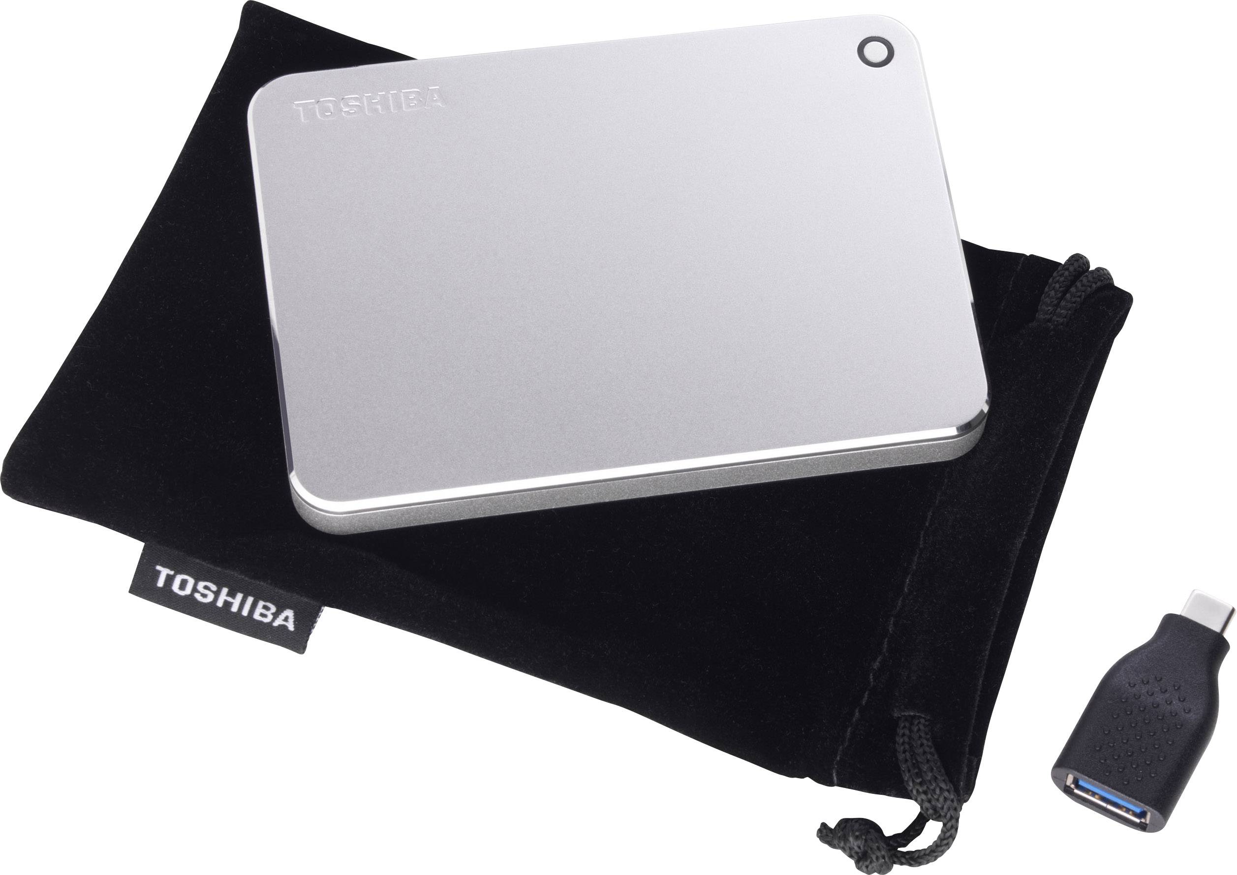 Toshiba Canvio Premium Externe Festplatte 6.35cm (2.5 Zoll) 3TB Silber (metallic) USB 3.0