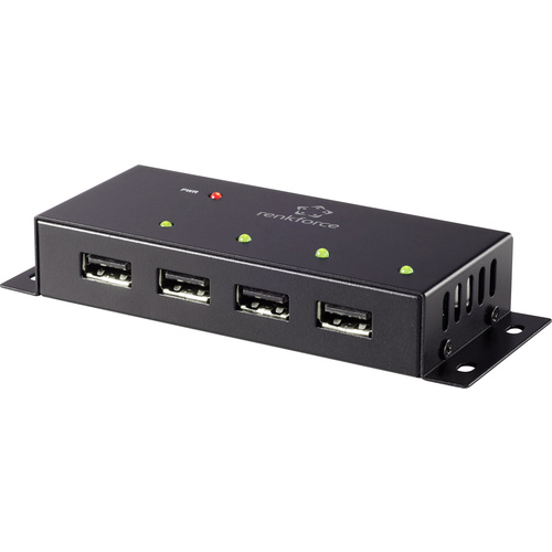 Renkforce RFPS-7000/4 RF-3330288 USB-Ladegerät Steckdose Ausgangsstrom (max.) 7A 4 x USB