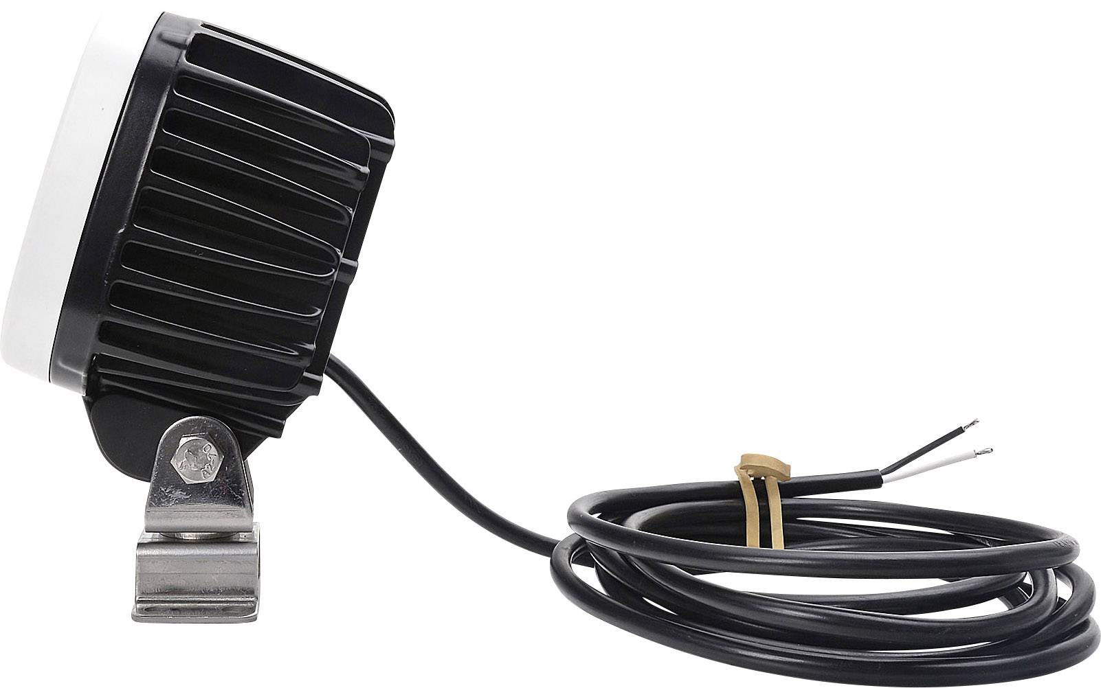 WAS Arbeitsscheinwerfer 12 V, 24 V, 36 V, 48 V, 60 V, 70V W130 8000 Spot 1215 Weitreichende Ausleuchtung (B x H x T) 110 x 159