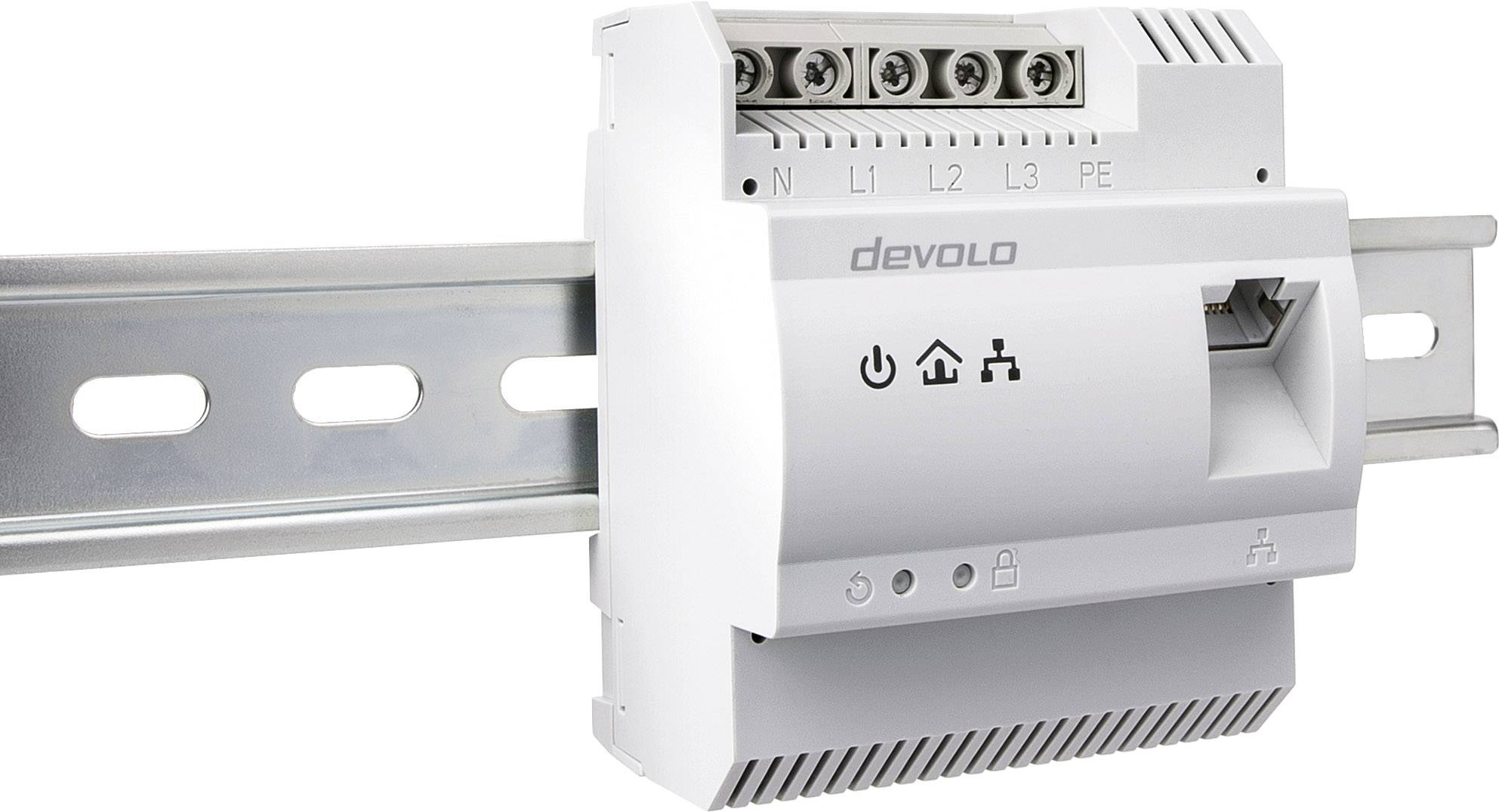 Devolo dLAN 1200+ DINrail WiFi ac Starter Kit Powerline Powerline WLAN Starter Kit