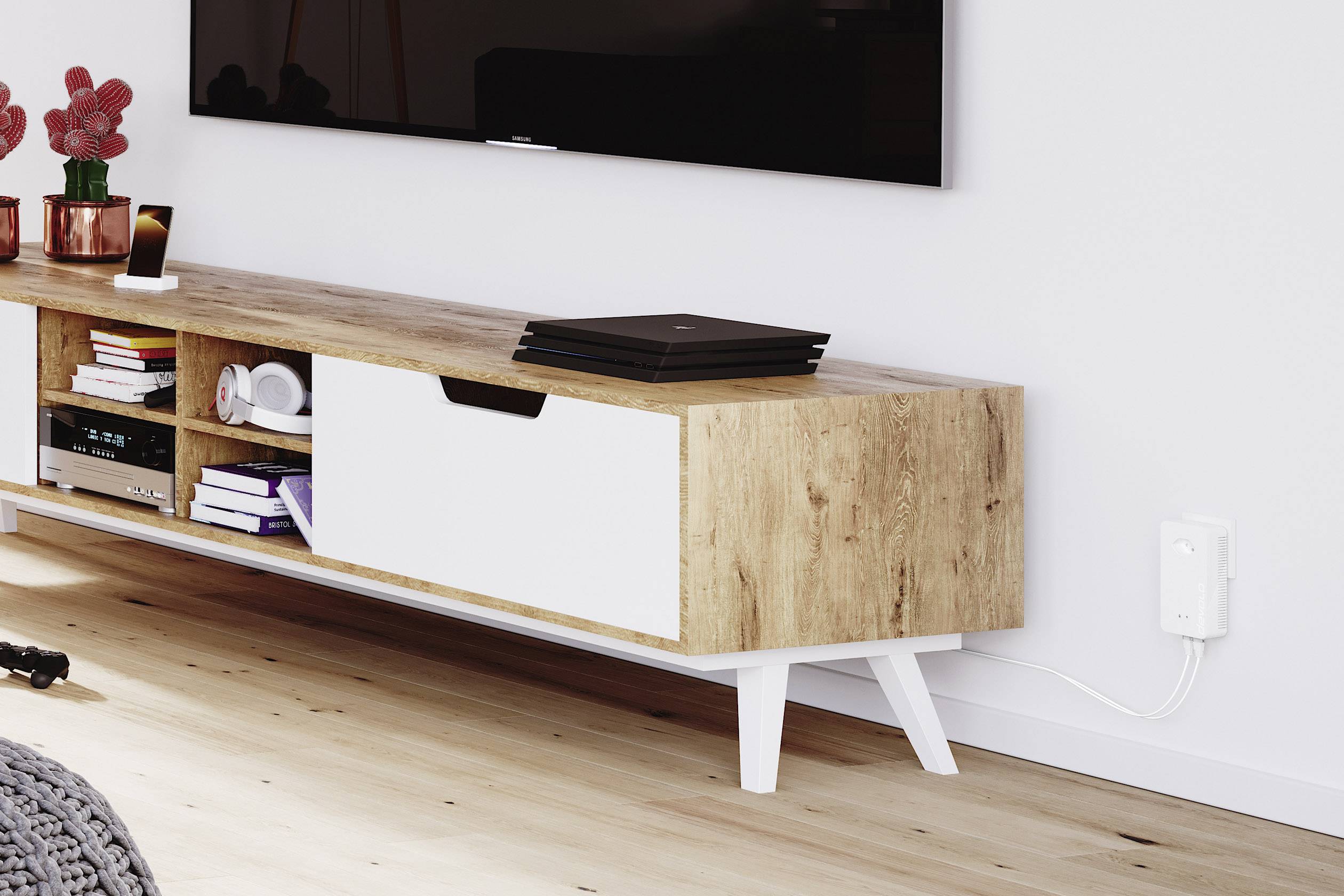 Devolo dLAN 1200+ DINrail WiFi ac Starter Kit Powerline Powerline WLAN Starter Kit