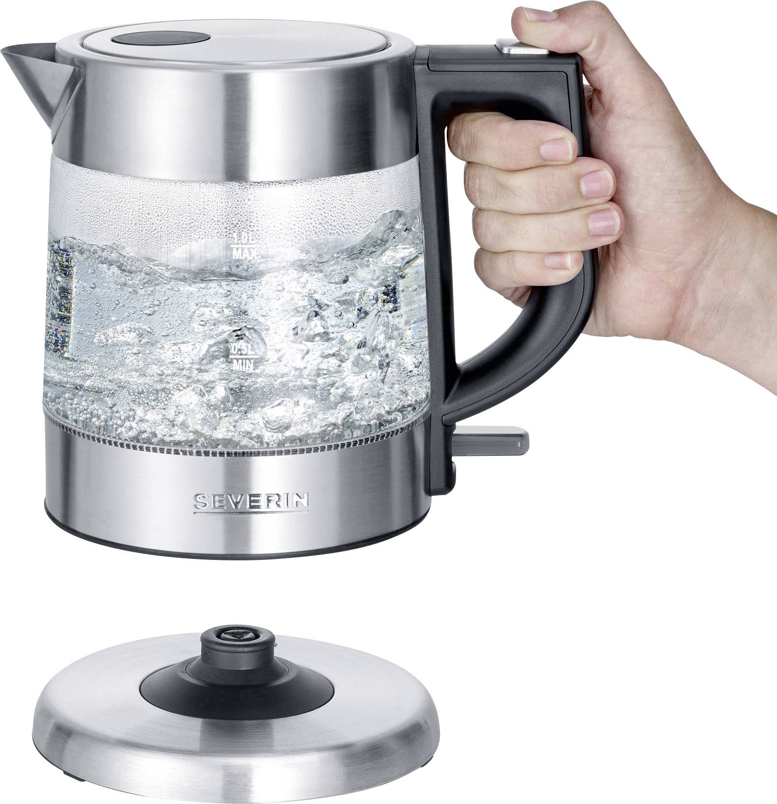 Severin Wasserkocher Edelstahl Fassungsvermögen: 1 l