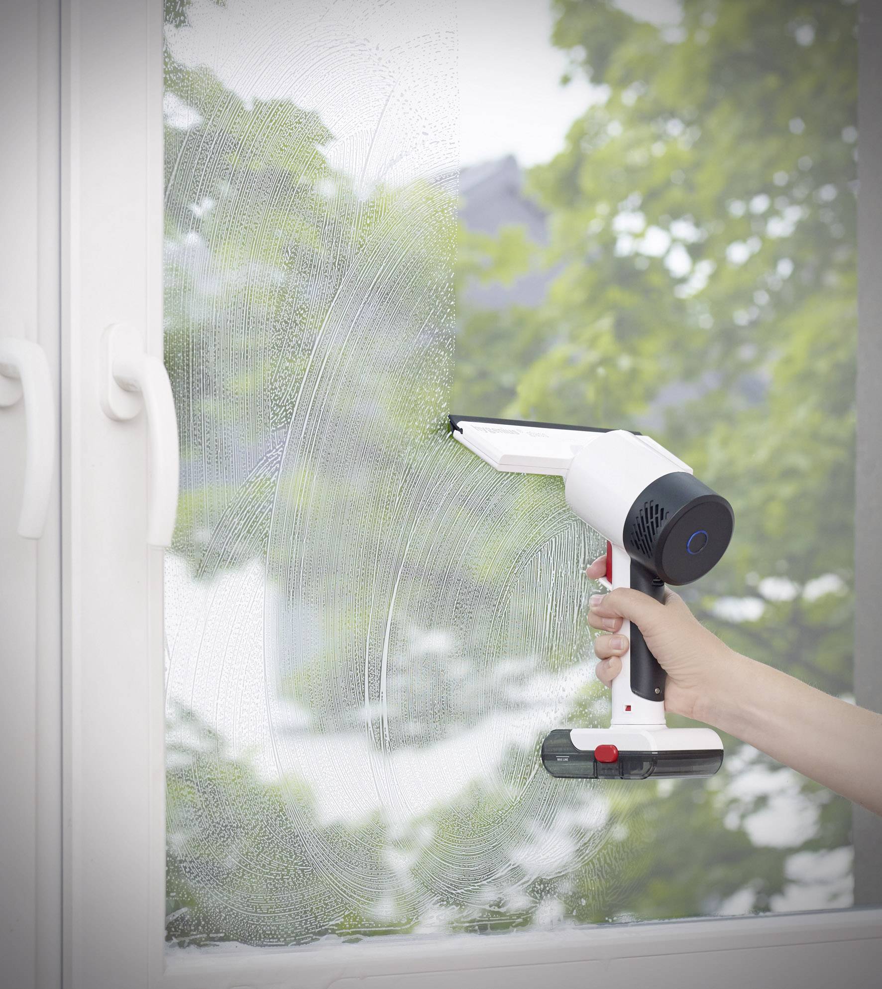 Severin SC7141 Fenstersauger Weiß, Grau