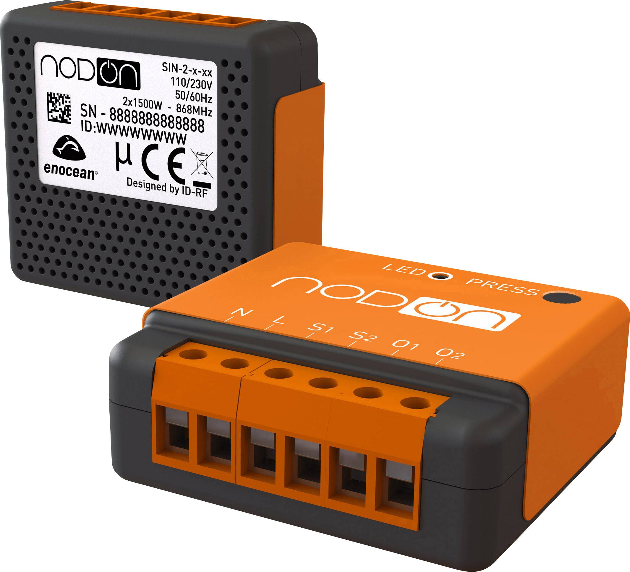 NodOn SIN-2-2-01 Schaltaktor EnOcean