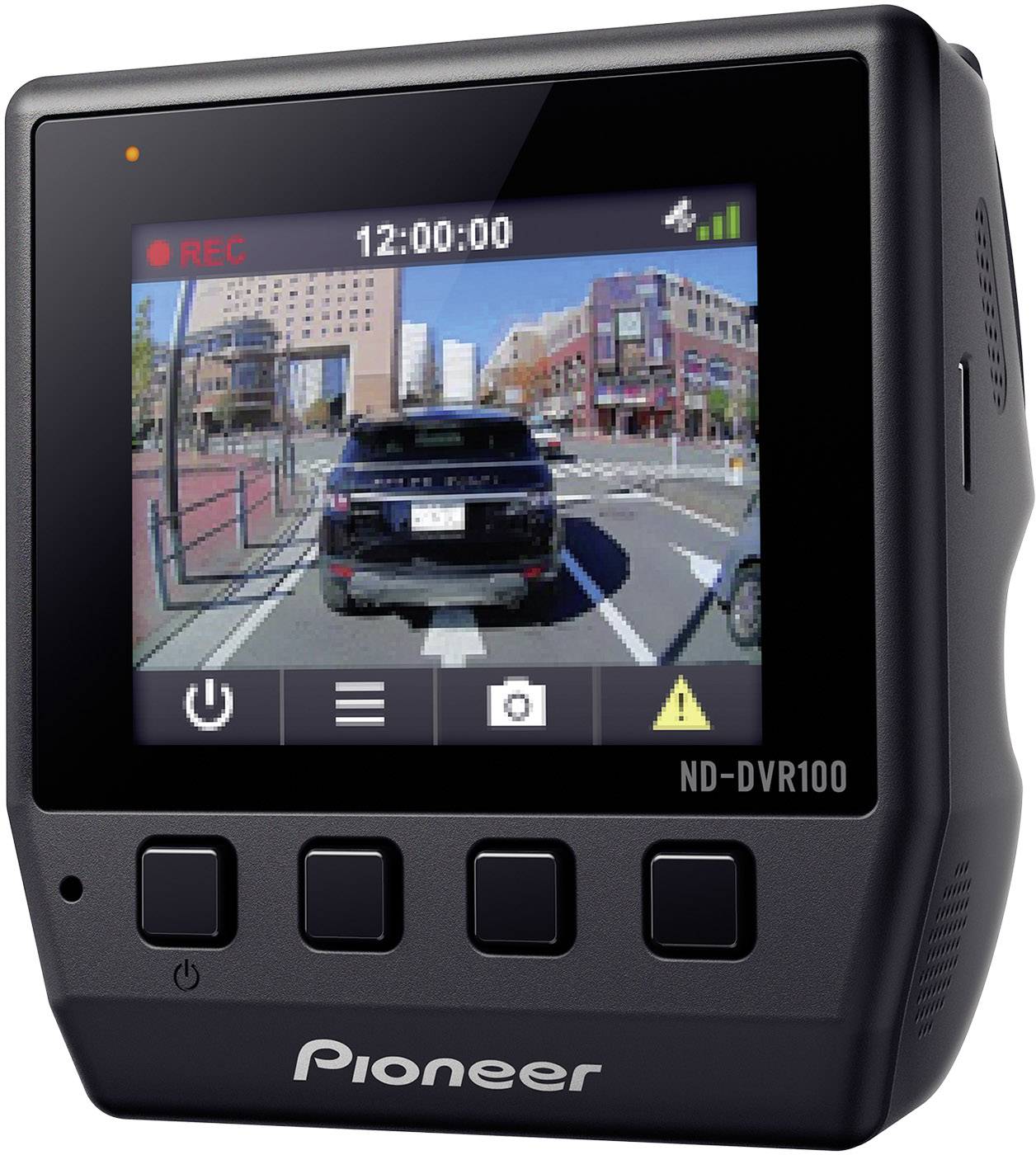 Pioneer ND-DVR100 Dashcam mit GPS Blickwinkel horizontal max.=114 ° 12 V Display, Mikrofon, Akku
