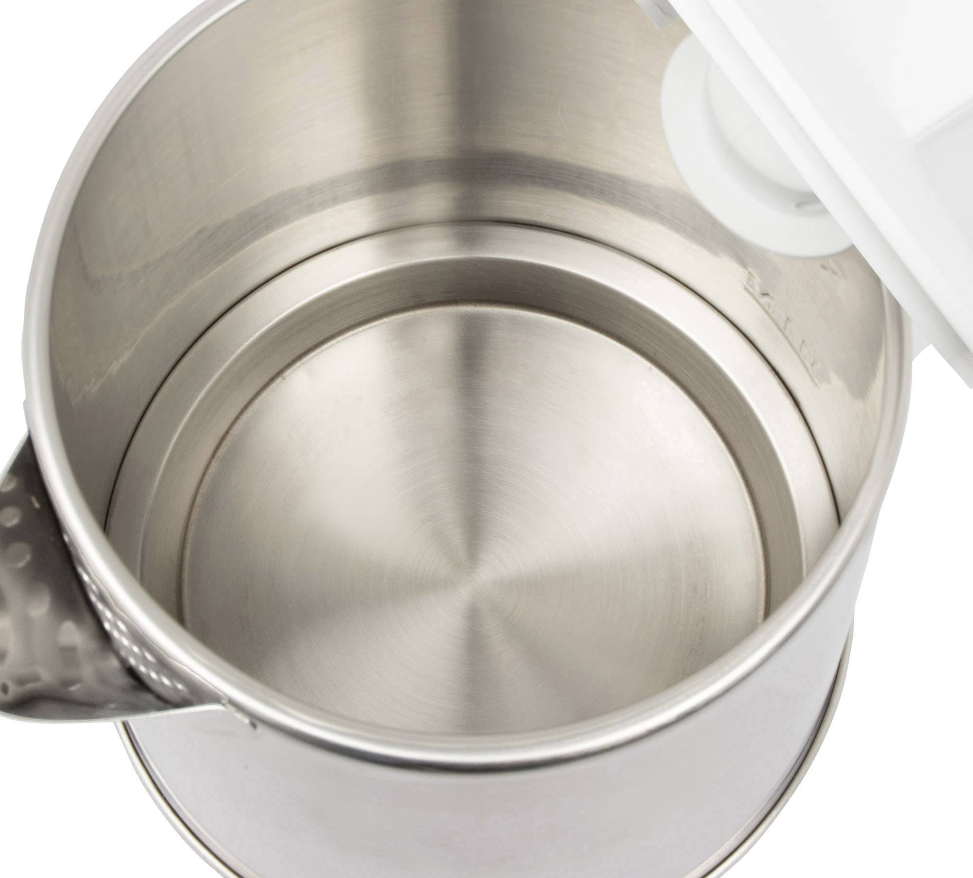 Clatronic WKS 3692 weiss Wasserkocher Edelstahl, Weiß Fassungsvermögen: 1.5l