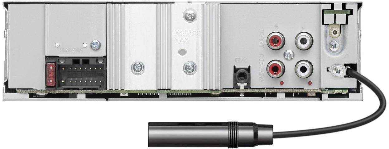 JVC KD-X451DBT Autoradio DAB+ Tuner, inkl. DAB-Antenne, Bluetooth®-Freisprecheinrichtung, Anschluss für Lenkradfernbedienung