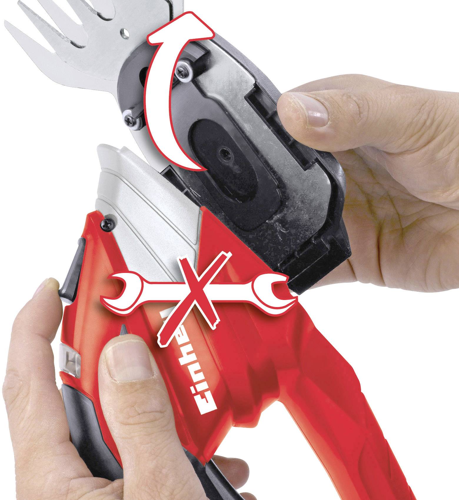 Einhell 3410411 GE-CG 12 Li WT Akku Grasschere, Strauchschere inkl. Akku 12 V Li-Ion