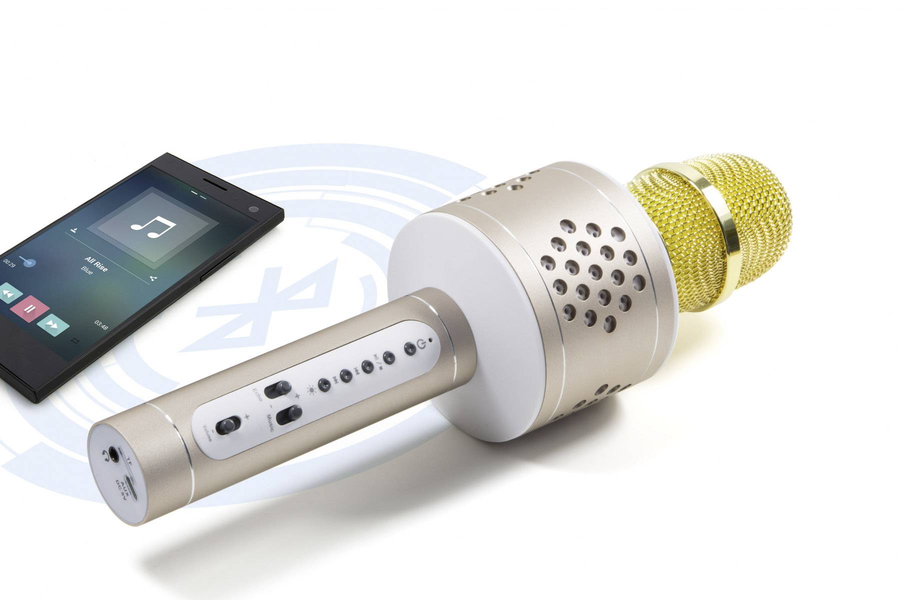 Technaxx PRO BT-X35 Bluetooth® Lautsprecher AUX, SD, USB Gold