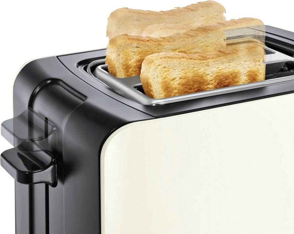 Bosch Haushalt Comfort Line Toaster mit Brötchenaufsatz Creme