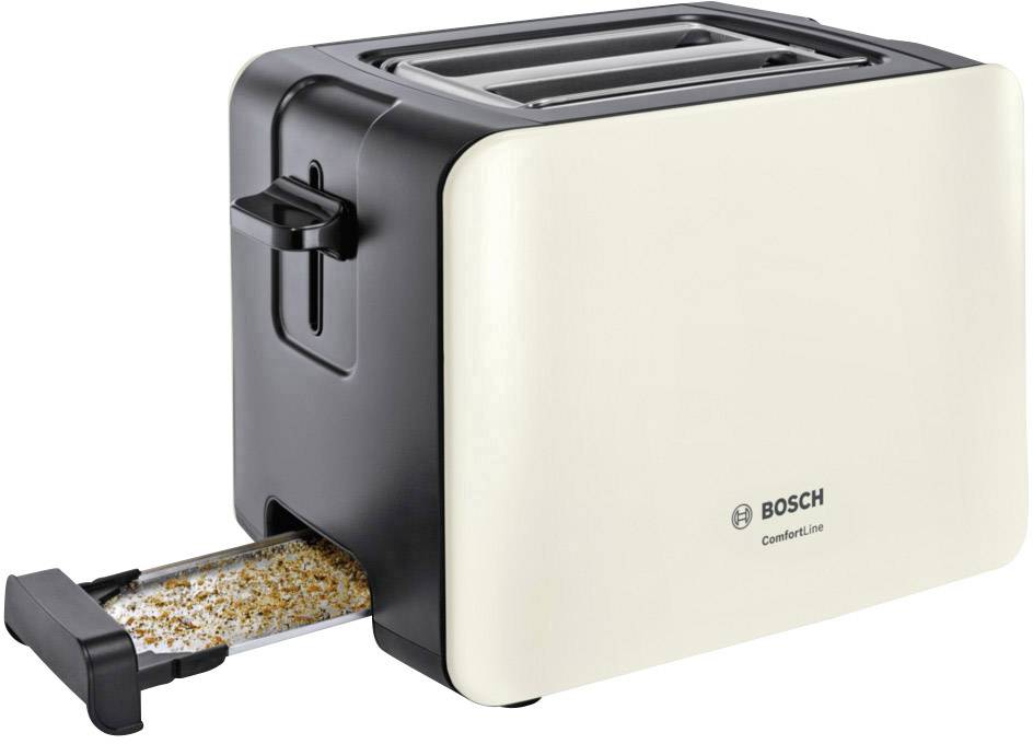 Bosch Haushalt Comfort Line Toaster mit Brötchenaufsatz Creme