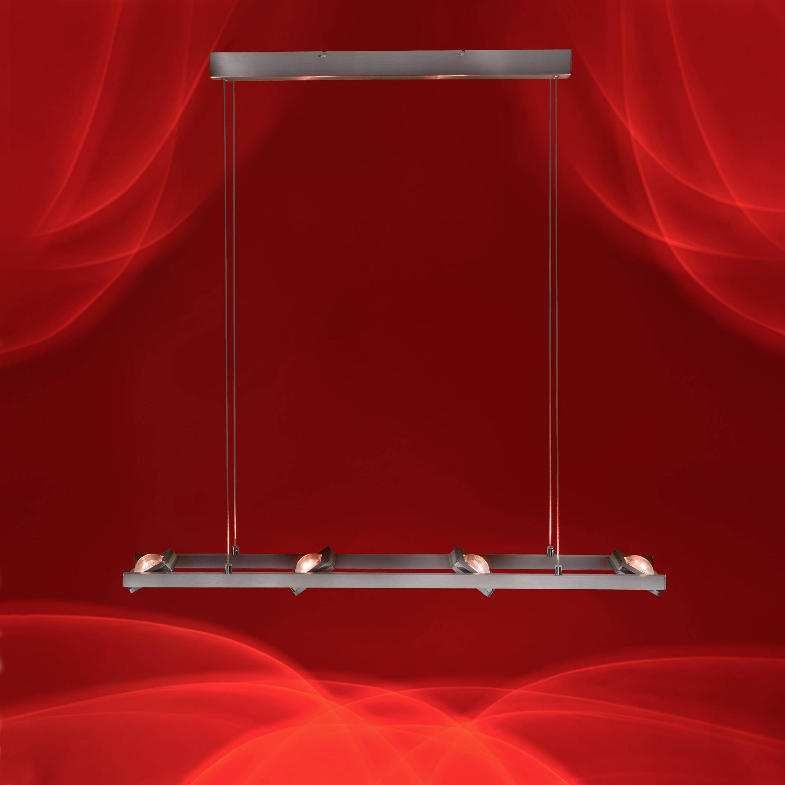 Paul Neuhaus Q® LED-Pendelleuchte Q®-Fisheye LED fest eingebaut 24 W RGBW