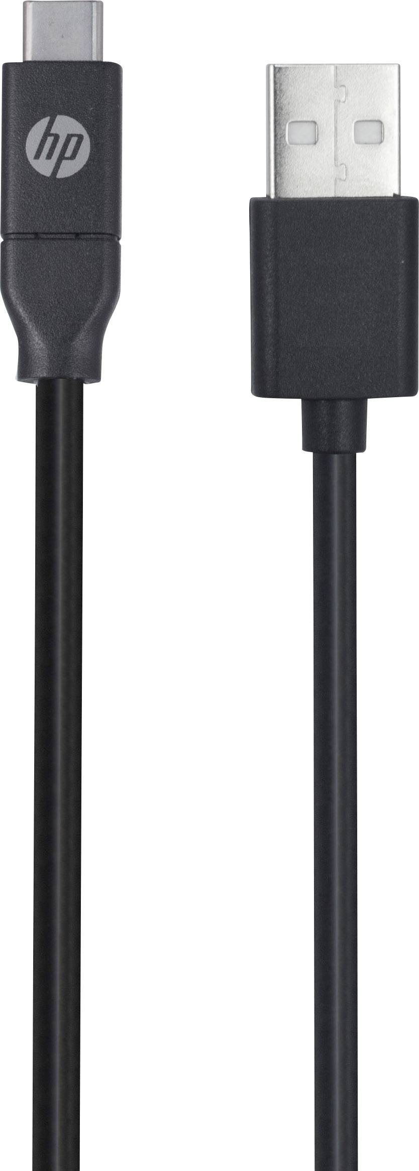 HP USB-Kabel USB 2.0 USB-A Stecker, USB-C™ Stecker 3.00 m Schwarz