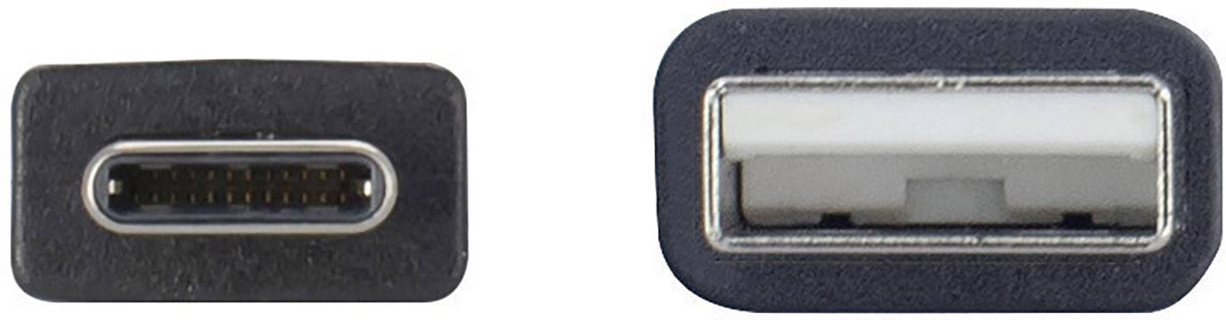 HP USB-Kabel USB 2.0 USB-A Stecker, USB-C™ Stecker 3.00 m Schwarz