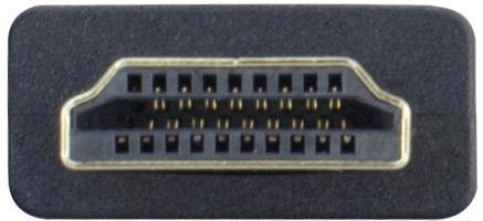 HP HDMI Anschlusskabel  3.00 m Schwarz 38752 Ultra HD (4k) HDMI mit Ethernet