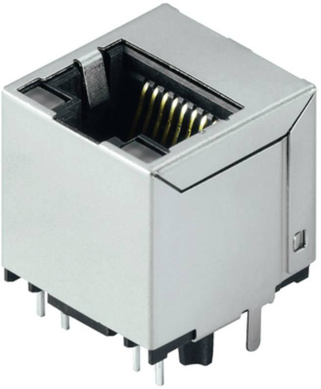 Weidmüller RJ45M R1V 3.3N4YG/YG TY 1534750000 Buchse, Einbau vertikal Polzahl 8 Silber, Schwarz 120St.